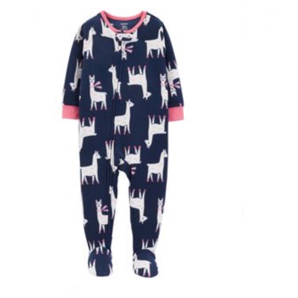 Carter’s Fleece Llama Footed Pajamas